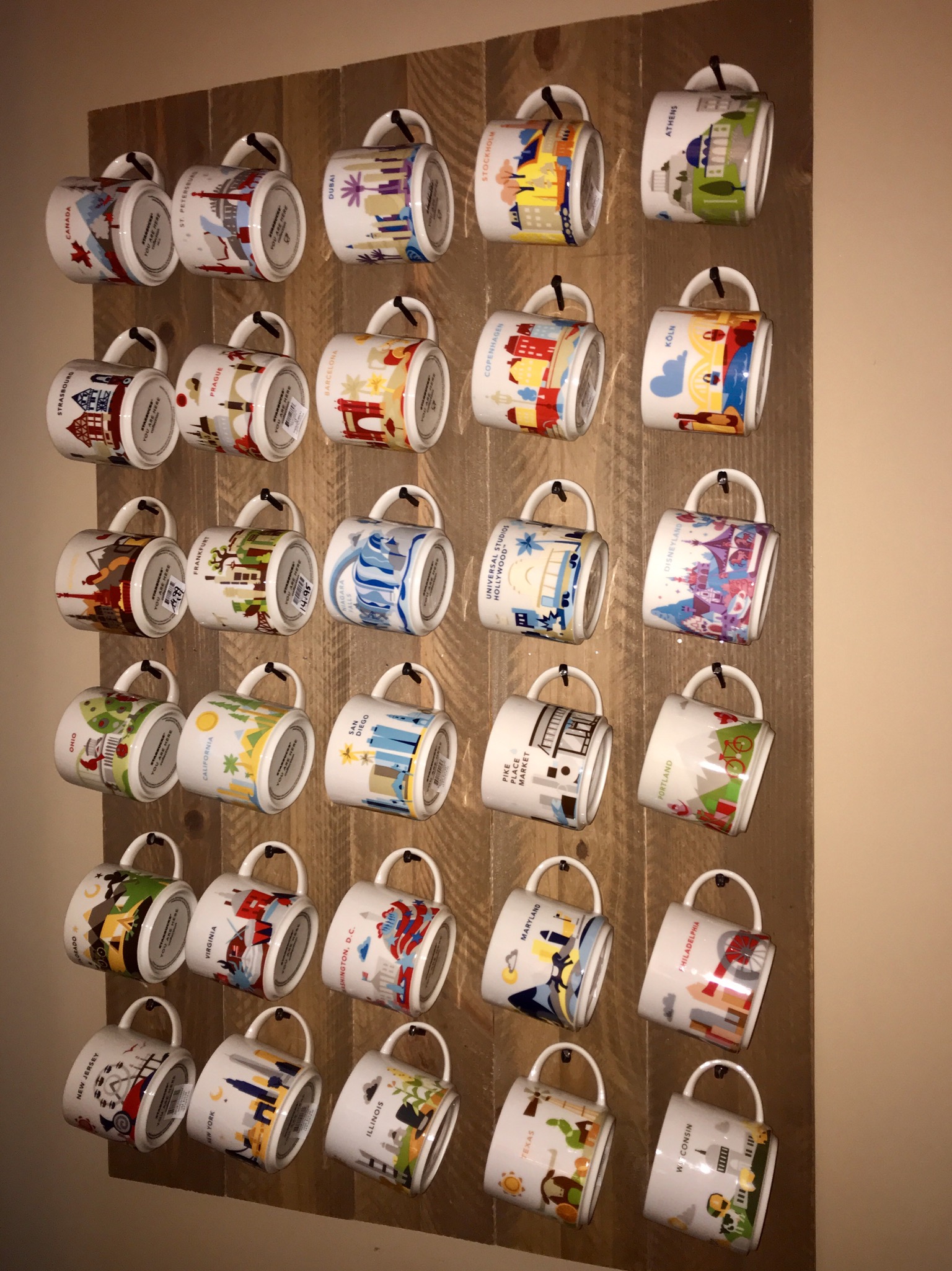 How To Make A DIY Wall-Mounted Coffee Mug Display Rack